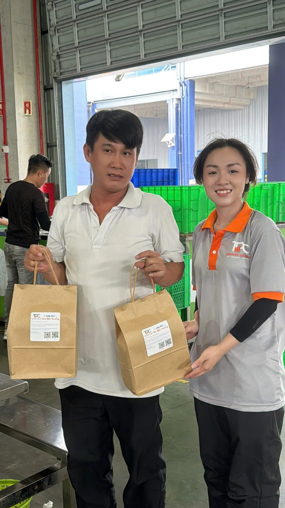 Phần quà TPC chuẩn bị dành cho gia đình người lao động